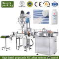 Automatic spices bottle filling capping labeling machine